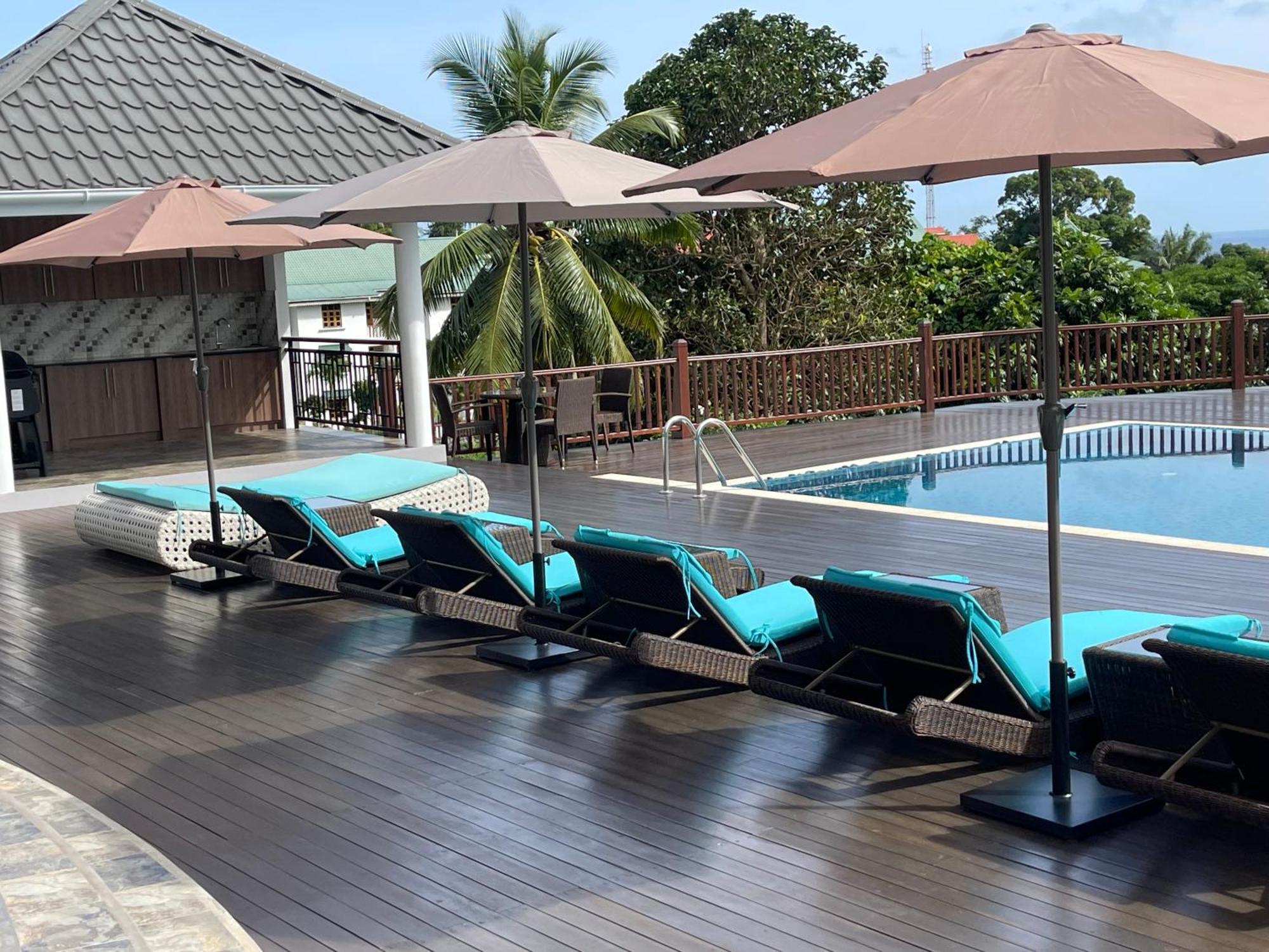 D'Offay Seaview Apartments Beau Vallon  Dış mekan fotoğraf
