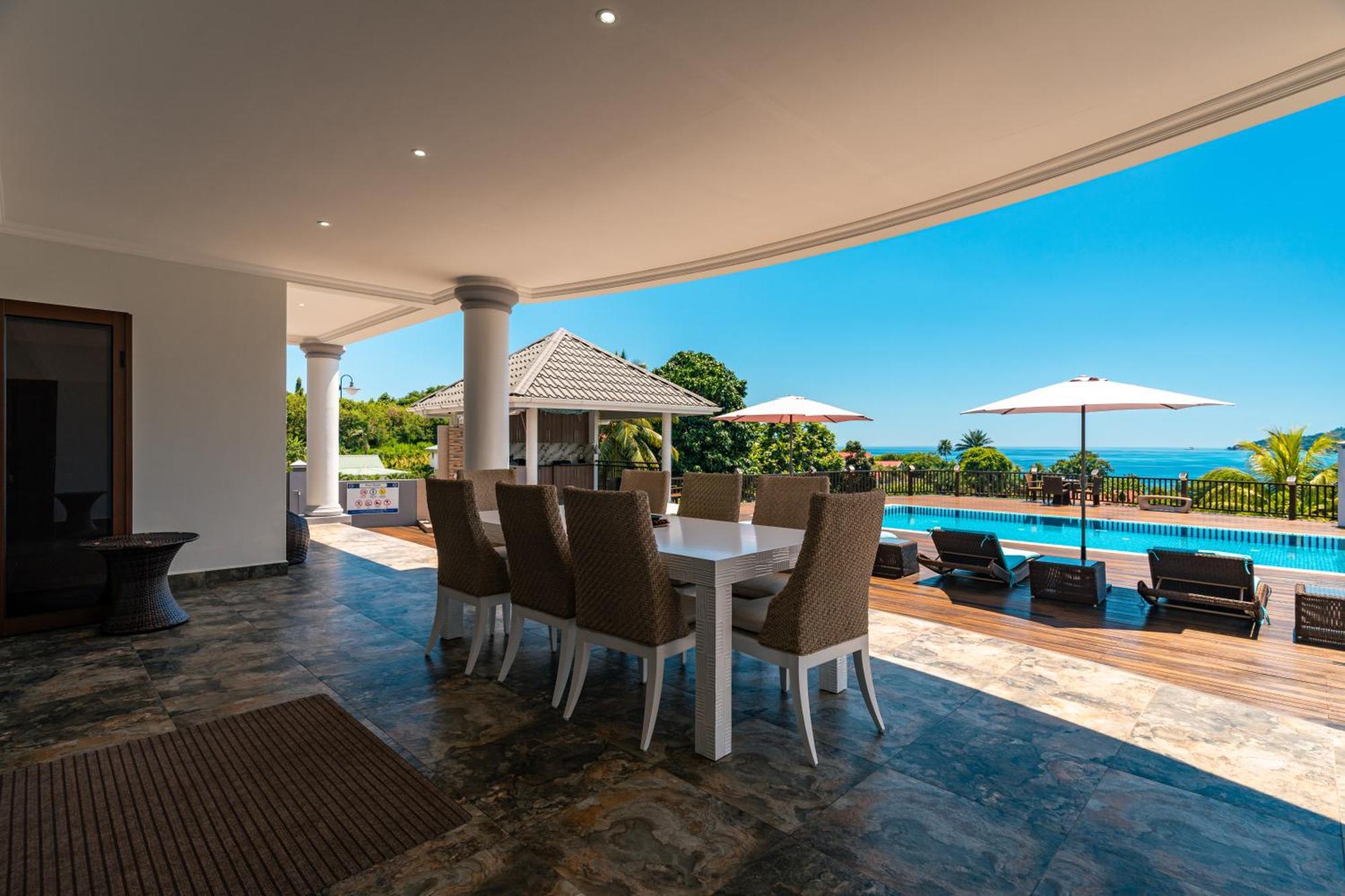 D'Offay Seaview Apartments Beau Vallon  Dış mekan fotoğraf
