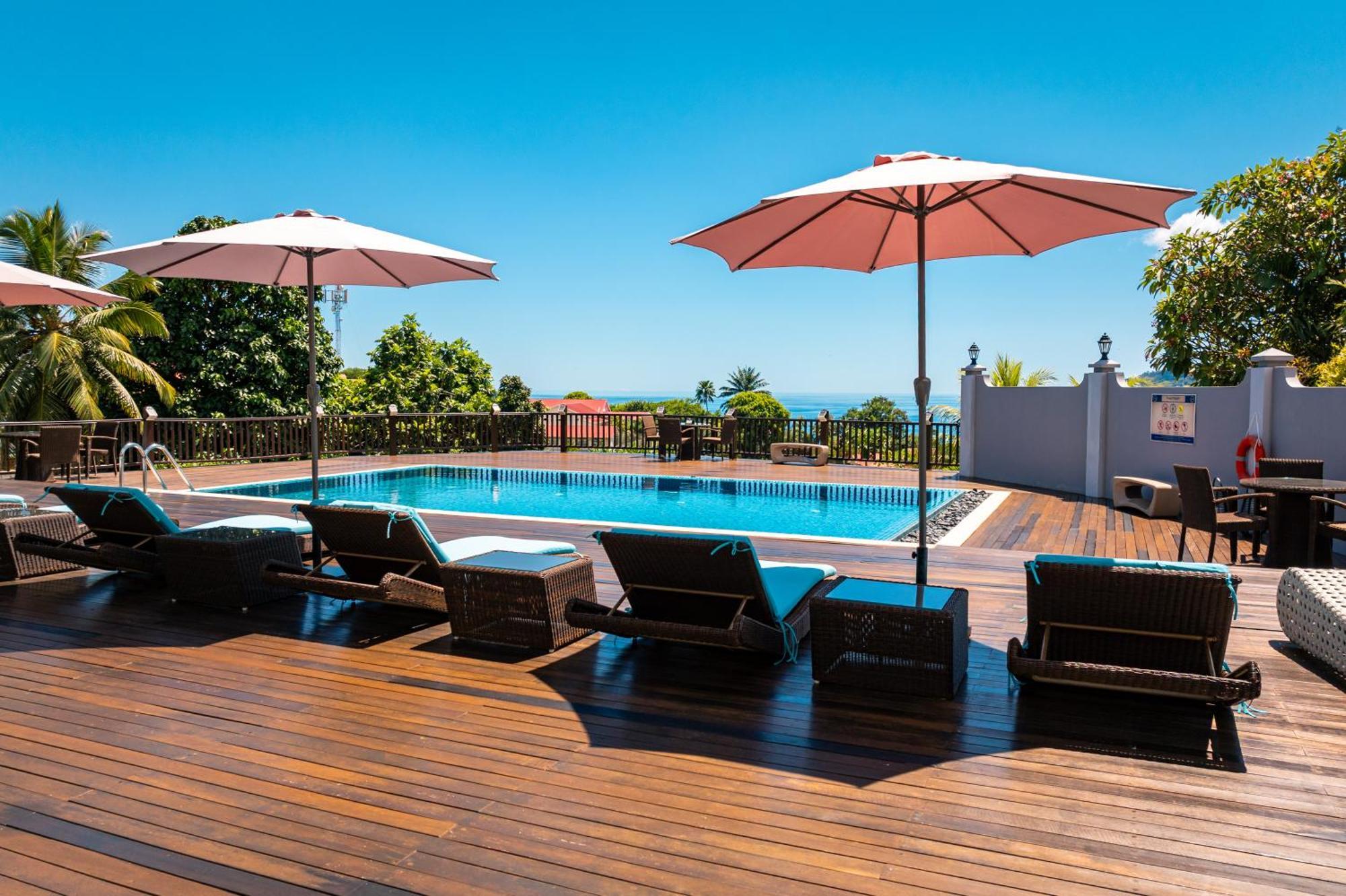 D'Offay Seaview Apartments Beau Vallon  Dış mekan fotoğraf